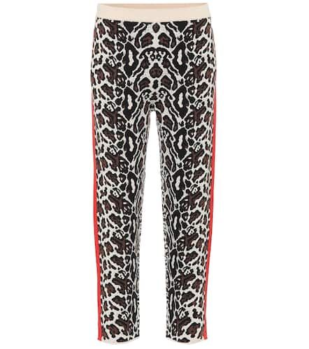 Cropped intarsia knit trackpants - Stella McCartney - Modalova