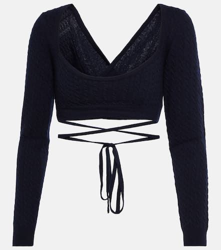 Cropped wool and cashmere sweater - Patou - Modalova