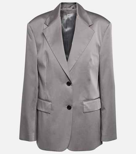 Blazer de algodón de botonadura simple - Prada - Modalova