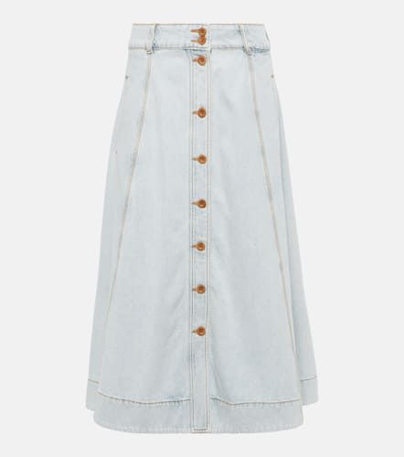 Zimmermann August denim midi skirt - Zimmermann - Modalova