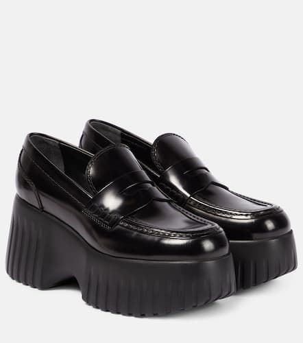 Plateau-Loafers H-Stripes aus Leder - Hogan - Modalova