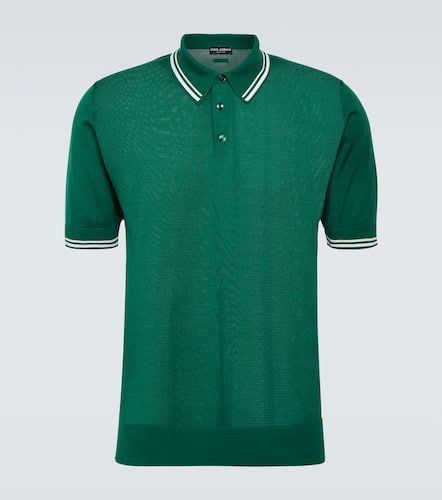 Dolce&Gabbana Silk polo shirt - Dolce&Gabbana - Modalova