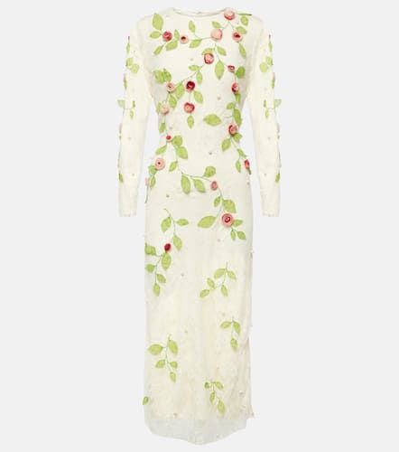 Avelina embroidered cotton lace midi dress - Markarian - Modalova