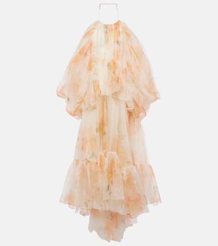 Natura floral silk organza midi dress - Zimmermann - Modalova