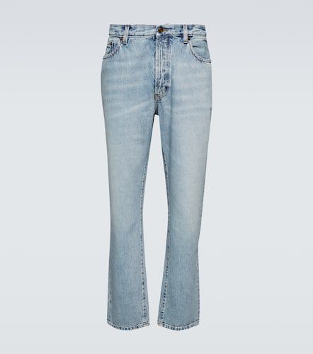 Jeans rectos de tiro medio - Saint Laurent - Modalova