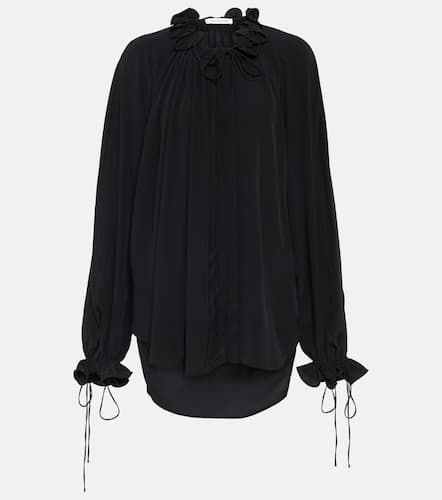 Blusa in crêpe de chine di seta - Victoria Beckham - Modalova
