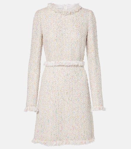 Fringed bouclÃ© minidress - Giambattista Valli - Modalova