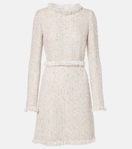 Fringed bouclÃ© minidress - Giambattista Valli - Modalova