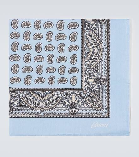 Brioni Silk pocket square - Brioni - Modalova