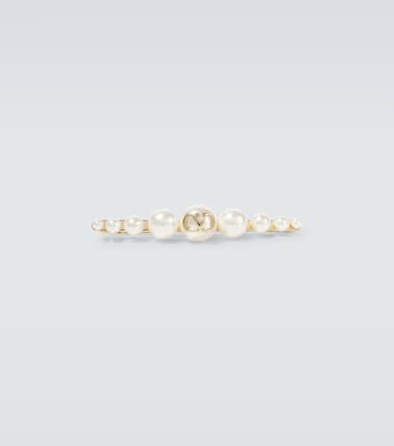 Faux pearl-embellished tie pin - Valentino Garavani - Modalova