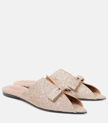 Mules Tux de piel con glitter - Zimmermann - Modalova