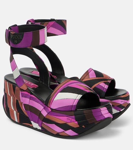 Plateausandalen ami Iride aus Satin - Pucci - Modalova