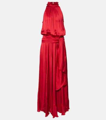 Nina satin maxi dress - Poupette St Barth - Modalova