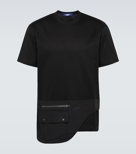 Paneled cotton jersey T-shirt - Junya Watanabe - Modalova