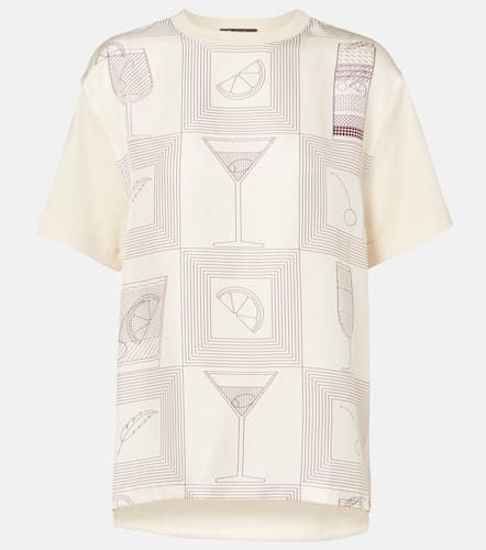 T-shirt Mazzorbo imprimé en soie - Loro Piana - Modalova