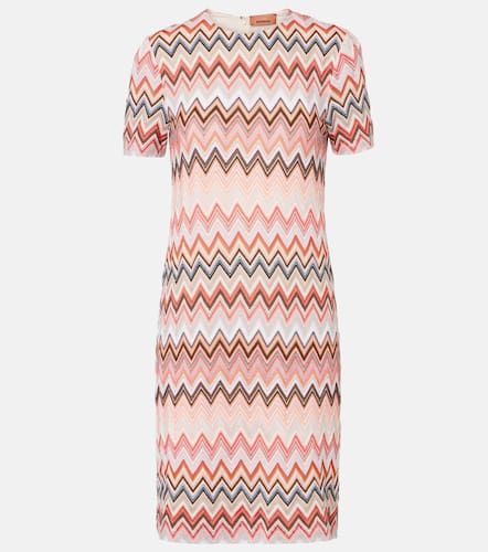 Vestido corto de lamé a rayas - Missoni - Modalova