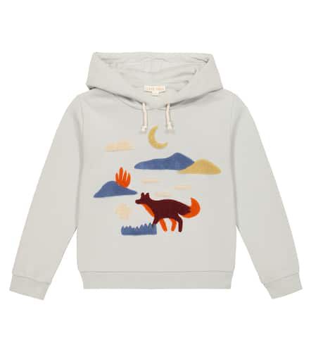 Issah embroidered cotton hoodie - Louise Misha - Modalova