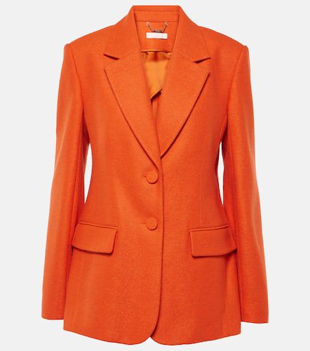 Chloé Felted wool and cashmere jersey blazer - Chloe - Modalova