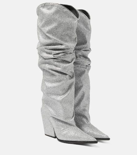 Glitter knee-high boots - Alexandre Vauthier - Modalova