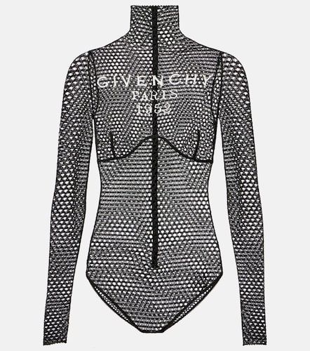 Givenchy Body de malla con logo - Givenchy - Modalova