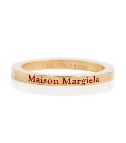 Maison Margiela Gold Bolt Thin Ring - 950 Yellow Gold Plat