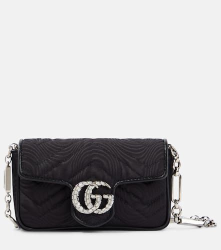 GG Marmont Mini moirÃ© belt bag - Gucci - Modalova