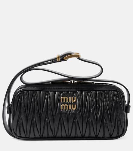 Small matelassÃ© leather shoulder bag - Miu Miu - Modalova