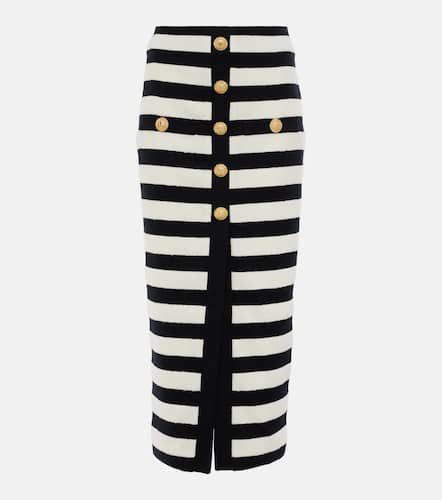 Balmain Falda midi a rayas - Balmain - Modalova