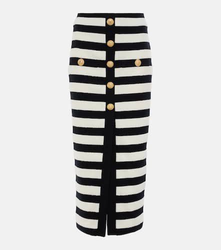 Balmain Striped midi skirt - Balmain - Modalova