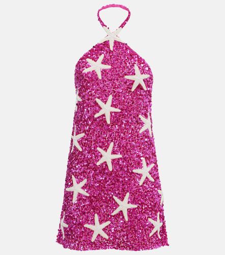 Starfish sequined halterneck minidress - Valentino - Modalova