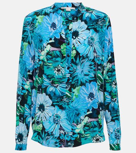 Floral silk crÃªpe de chine blouse - Stella McCartney - Modalova