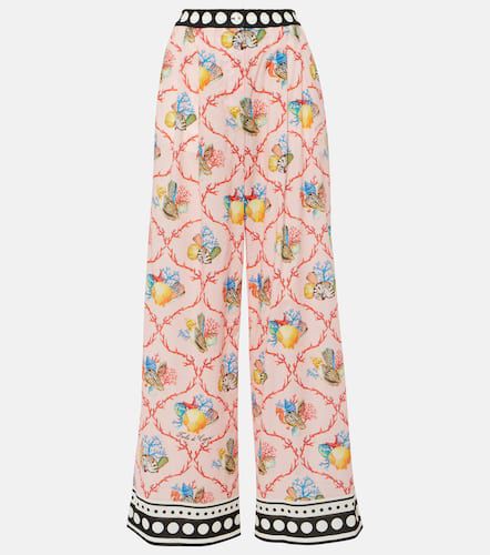 Pantalones palazzo Capri de algodón - Dolce&Gabbana - Modalova