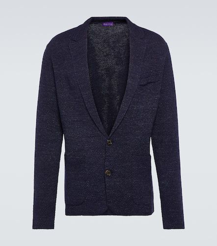 Linen-blend cardigan - Ralph Lauren Purple Label - Modalova