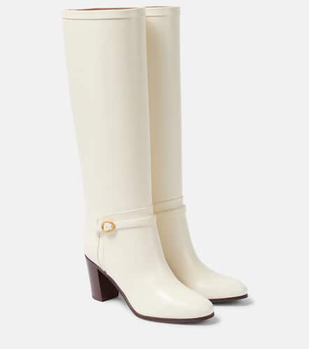 Pattie 75 leather knee-high boots - Valentino Garavani - Modalova