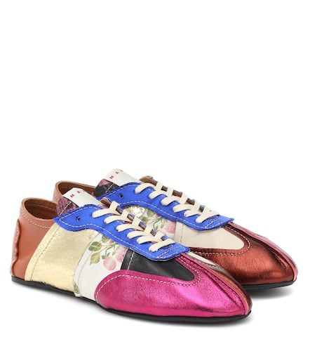 Marni Zapatillas Tapestry de piel - Marni - Modalova