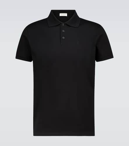Short-sleeved polo shirt - Saint Laurent - Modalova