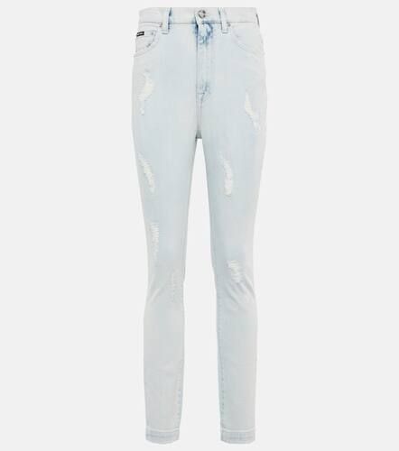 Distressed Skinny Jeans - Dolce&Gabbana - Modalova