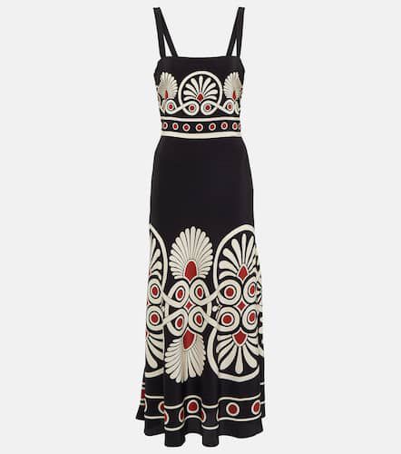 Slip-Around silk crêpe de chine maxi dress - La DoubleJ - Modalova