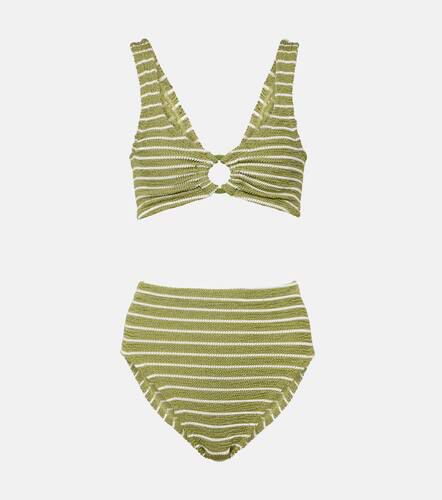 Nadine striped high-rise bikini - Hunza G - Modalova