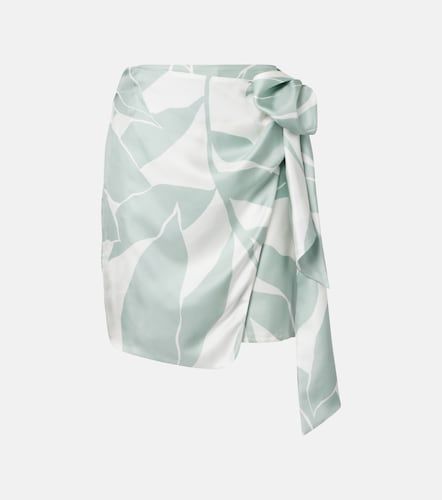 Minifalda Strano de sarga de seda estampada - Max Mara - Modalova
