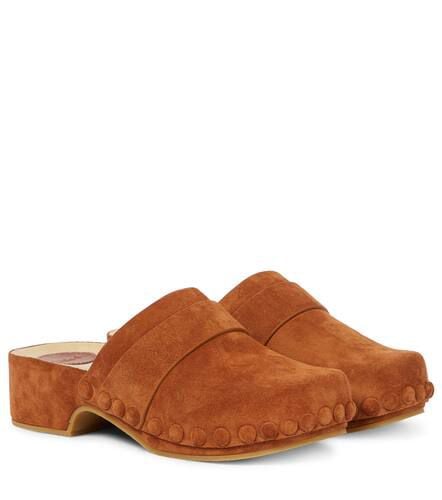 Chloé Clogs Joy aus Veloursleder - Chloe - Modalova