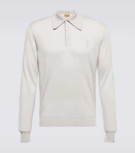 Wool, silk, and cashmere polo shirt - Tod's - Modalova