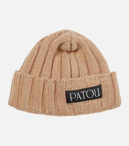 Ribbed-knit wool and cashmere beanie - Patou - Modalova