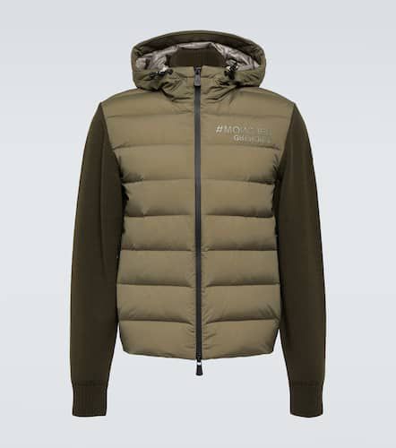 Down-paneled wool-blend jacket - Moncler Grenoble - Modalova