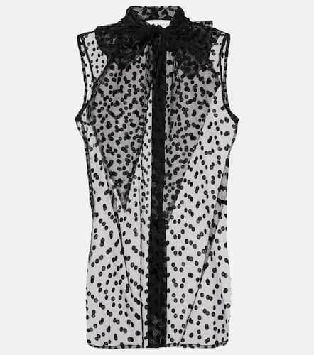 Nina Ricci Bow-detail tulle shirt - Nina Ricci - Modalova