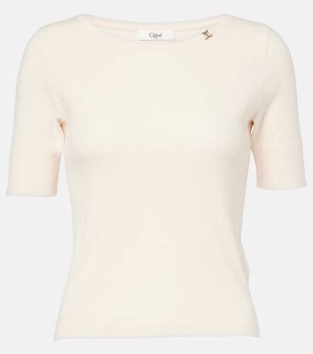 Chloé Camiseta de jersey de algodón - Chloe - Modalova