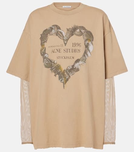 Camiseta Edra de algodón a capas - Acne Studios - Modalova