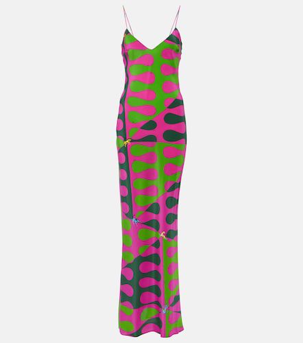 Leocorno printed silk maxi dress - Pucci - Modalova