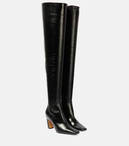 Marfa leather over-the-knee boots - Khaite - Modalova