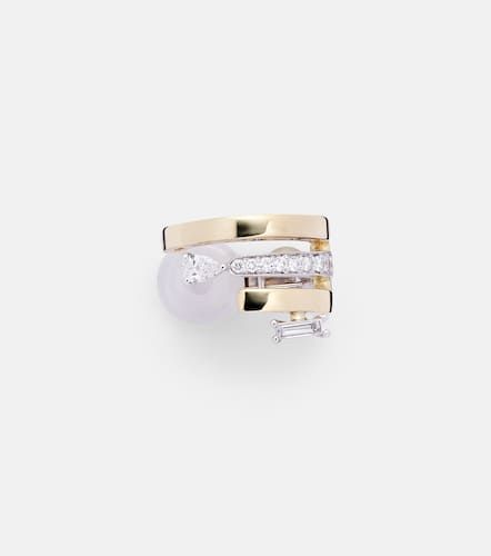 Orecchino singolo Whisper Ear in 18kt con diamanti - Yeprem - Modalova